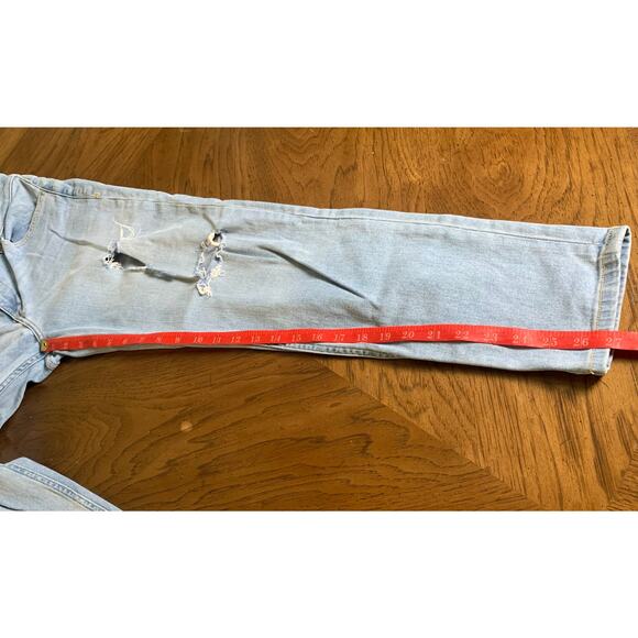 Calvin Klein Ankle Skinny Jeans Distressed Light Wash  Women's Size 30 - Picture 8 of 8